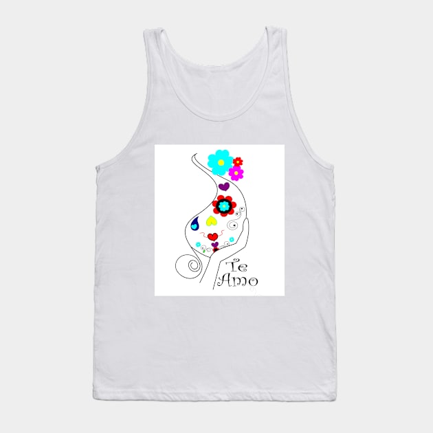 Te Amo Tank Top by ForanAngel